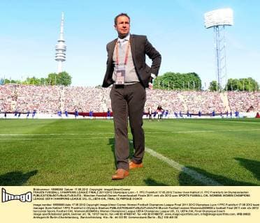 FRAUEN FUSSBALL CHAMPIONS LEAGUE FINALE 2011 2012 Olympique Lyon - 1. FFC Frankfurt 17.05.2012 Trainer Sven Kahlert (1. FFC Frankfurt) im Olympiastadion 