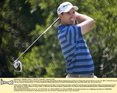 May 17, 2012: Padraig Harrington during the first round of the 2012 HP Byron Nelson Championship at TPC Las Colinas Four Season Resort in Irving, TX. MAY 17 PGA Golf Herren - HP Byron Nelson Championship - First Round Icon1205170265 EDITORIAL USE ONLY