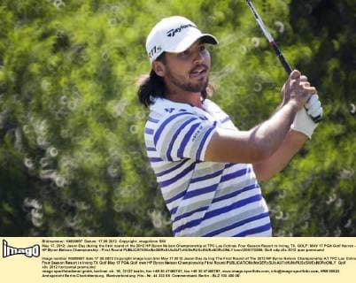 May 17, 2012: Jason Day during the first round of the 2012 HP Byron Nelson Championship at TPC Las Colinas Four Season Resort in Irving, TX. GOLF: MAY 17 PGA Golf Herren - HP Byron Nelson Championship - First Round Icon1205170285 EDITORIAL USE ONLY