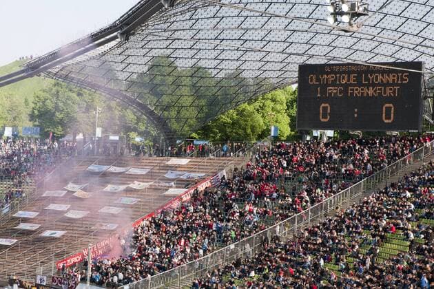 UEFA Womens Champions League Final, Olympiastadion, München. Olympique Lyonnais vs. 1. FFC Frankfurt