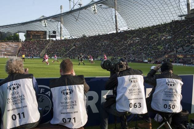 UEFA Womens Champions League Final, Olympiastadion, München. Olympique Lyonnais vs. 1. FFC Frankfurt