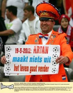 Fanoriginal de Generaal (Winfried Witjes) Niederlande mit Arjen Robben Plakat 