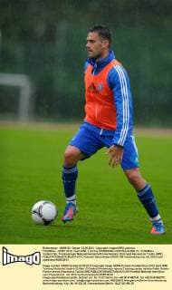 FUSSBALL - EURO 2012, Team GRE, Training KITZBUEHEL,AUSTRIA,23.MAI.12 - FUSSBALL, Vorberichte, Trainingslager Nationalmannschaft Griechenland. Bild zeigt Alexandros Tziolis (GRE). 