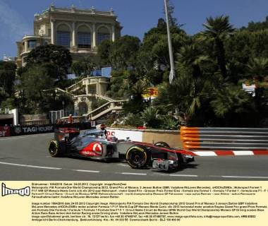 Motorsports: FIA Formula One World Championship 2012, Grand Prix of Monaco, 3 Jenson Button (GBR, Vodafone McLaren Mercedes), xHOCHxZWEIx