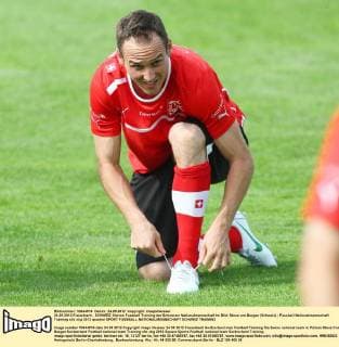 24.05.2012 Freienbach , SCHWEIZ ,Herren Fussball Training der Schweizer Nationalmannschaft Im Bild: Steve von Bergen (Schweiz) 