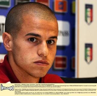 Pressekonferenz mit Sebastian Giovinco (Italien), Coverciano (Fi) 25 05 2012 - foto Giuseppe Celeste Image Sport 