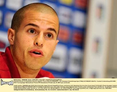 Pressekonferenz mit Sebastian Giovinco (Italien), Coverciano (Fi) 25 05 2012 - foto Giuseppe Celeste Image Sport 