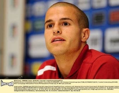 Pressekonferenz mit Sebastian Giovinco (Italien), Coverciano (Fi) 25 05 2012 - foto Giuseppe Celeste Image Sport 