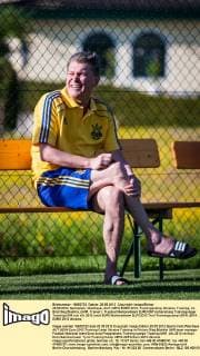 25.05.2012, Sportplatz, Walchsee, AUT, UEFA EURO 2012, Trainingscamp, Ukraine, Training, im Bild Oleg Blokhin, (UKR, Trainer)