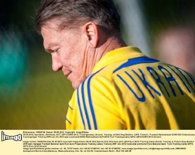 25.05.2012, Sportplatz, Walchsee, AUT, UEFA EURO 2012, Trainingscamp, Ukraine, Training, im Bild Oleg Blokhin, (UKR, Trainer)