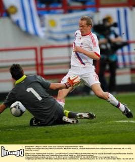 Friendly match Russia-Uruguay.Stadion Locomotive . Alexander Anyukov.