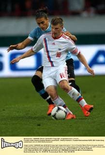 Friendly match Russia-Uruguay.Stadion Locomotive . Andrey Arshavin.