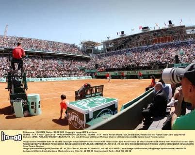 TENNIS - ATP, French Open 2012 - PARIS,FRANKREICH,26.MAI.12 - TENNIS - ATP Tennis Herren World Tour, Grand Slam, Roland Garros, French Open. Bild zeigt Novak Djokovic (SRB). 