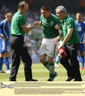 26.05.2012 - Dublin, Ireland, Robbie Keane of Rep of Ireland, international Friendly Rep of Ireland Vs Bosnia & Herzegovina at the AVIVA Stadium Dublin, Rep of Ireland. Dublin, Ireland, Intentional Friendly Rep of Ireland Vs Bosnia & Herzegovina at the AVIVA Stadium Dublin, Rep of Ireland. 