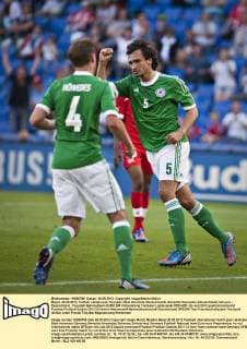 Basel, 26.05.2012, Fußball Länderspiel Torjubel: Mats Hummels (Deutschland), Benedikt Hoewedes (Deutschland) Schweiz - Deutschland