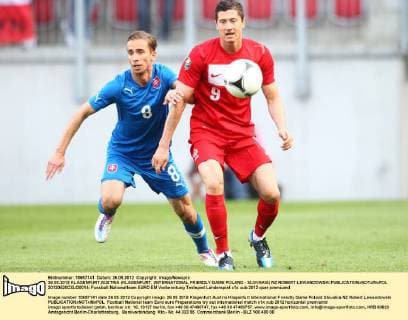 26.05.2012 KLAGENFURT,AUSTRIA (KLAGENFURT, (INTERNATIONAL FRIENDLY GAME POLAND - SLOVAKIA) NZ ROBERT LEWANDOWSKI  20120526CSLG0014