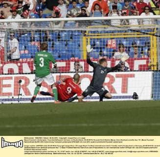 Basel,Fussball, Länderspiel, Freundschaftsspiel, Schweiz vs Deutschland, 26.05.2012, St.jacob Park,Stadion Basel, Eren Derdiyok erzielte das 1:0