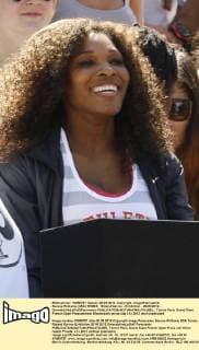 Serena Williams (USA) TENNIS : Roland Garros - Exhibition - 26 05 2012 - GwendolineLeGoff Panoramic 