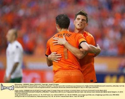 Klaas Jan Huntelaar of Holland,Robin van Persie of Holland - Friendly match 2012 xVIxWillemxJanxDijkdrentxIVx 947168