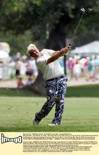 May 26, 2012 - Fort Worth, TX, USA - John Daly hits on the 10th fairway during the third round of the Crowne Plaza Invitational at Colonial at Colonial Country Club in Fort Worth, Texas, Saturday, May 26, 2012. Colonial Round Three - ZUMAm67