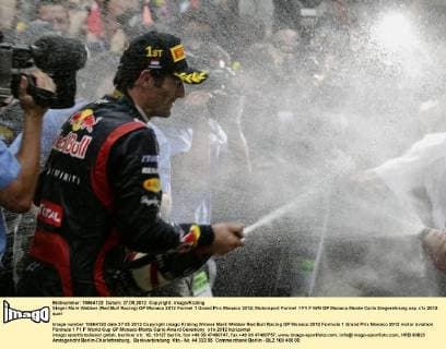 Sieger Mark Webber (Red Bull Racing) GP Monaco 2012 Formel 1 Grand Prix Monaco 2012