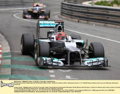 Michael Schumacher (Mercedes GP) GP Monaco 2012 Formel 1 Grand Prix Monaco 2012