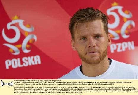 27.05.2012, Dolomitenstadion, Lienz, AUT, UEFA EURO 2012, Trainingscamp, Polen, Training, im Bild Eugen Polanski (POL)