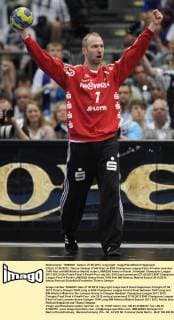 KÖLN, 27.05.2012, Thierry Omeyer (THW Kiel) im EHF Champions League Final 4 Finale zwischen THW Kiel und BM Atletico Madrid in der LANXESS Arena in Koeln