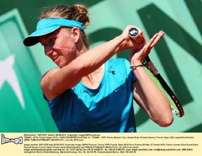 TENNIS - WTA, French Open 2012 - PARIS,FRANKREICH,28.MAI.12 - TENNIS - WTA Tennis Damen Tour, Grand Slam, Roland Garros, French Open. Bild zeigt Mona Barthel (GER). 