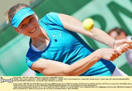 TENNIS - WTA, French Open 2012 - PARIS,FRANKREICH,28.MAI.12 - TENNIS - WTA Tennis Damen Tour, Grand Slam, Roland Garros, French Open. Bild zeigt Mona Barthel (GER). 