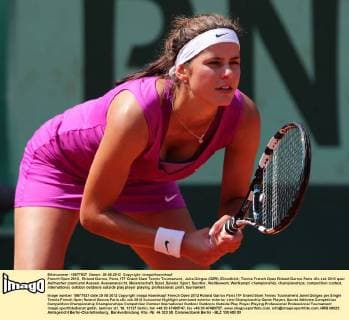 French Open 2012, Roland Garros, Paris, ITF Grand Slam Tennis Tournament , Julia Görges (GER), Einzelbild,