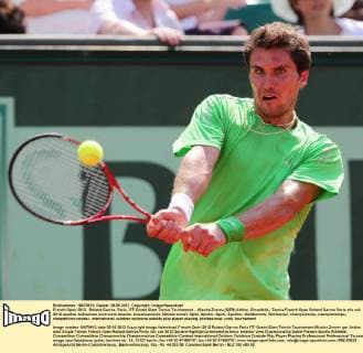 French Open 2012, Roland Garros, Paris, ITF Grand Slam Tennis Tournament , Mischa Zverev (GER);Aktion, Einzelbild,