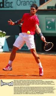 French Open 2012, Roland Garros, Paris, ITF Grand Slam Tennis Tournament , Rafael Nadal (ESP); Aktion, Einzelbild,