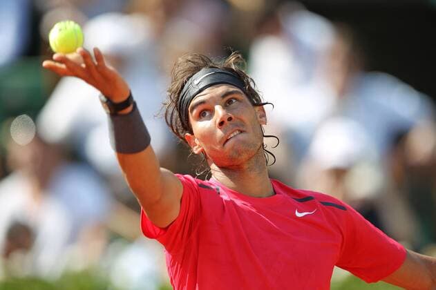 Rafael Nadal, ESP, during first round of French Open 2012 in Paris; 28 05 2012 -