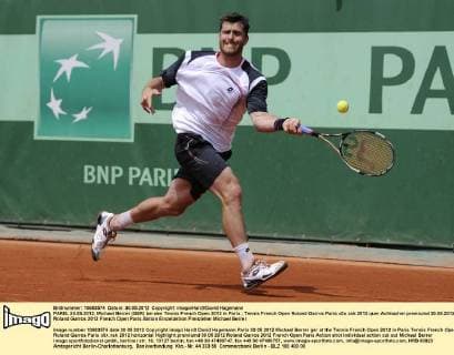 PARIS, 30.05.2012, Michael Berrer (GER) bei den Tennis French Open 2012 in Paris