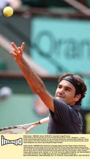 Roger Federer, SUI, during second round of French Open 2012 in Paris; 30 05 2012 -