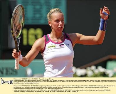Dinah Pfizenmaier, GER, during second round of French Open 2012 in Paris; 30 05 2012 -