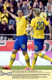 Göteborg - Länderspiel - Schweden - Island - Torjubel Zlatan Ibrahimovic - KP0300003 