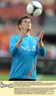 30-05-2012, Fussball Länderspiel, 2012, Niederlande - Slowakei 2-0, Klaas-Jan Huntelaar (Niederlande)