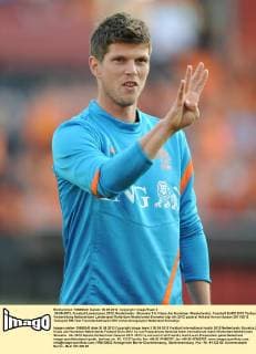 30-05-2012, Fussball Länderspiel, 2012, Niederlande - Slowakei 2-0, Klaas-Jan Huntelaar (Niederlande)