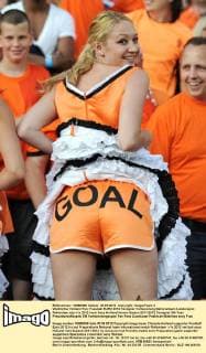 Weiblicher Holland Fan