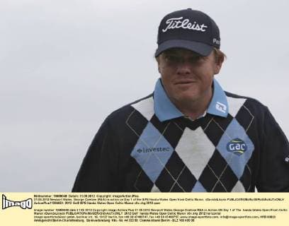 31.05.2012 Newport Wales. George Coetzee (RSA) in action on Day 1 of the ISPS Handa Wales Open from Celtic Manor. xDavidxLloydx  ActionPlus11284651