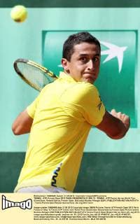 TENNIS - ATP, French Open 2012 PARIS,FRANKREICH,31.MAI.12 - TENNIS - ATP Tennis Herren World Tour, Grand Slam, Roland Garros, French Open. Bild zeigt Nicolas Almagro (ESP). 