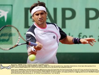 TENNIS - ATP, French Open 2012 PARIS,FRANKREICH,31.MAI.12 - TENNIS - ATP Tennis Herren World Tour, Grand Slam, Roland Garros, French Open. Bild zeigt David Ferrer (ESP). 
