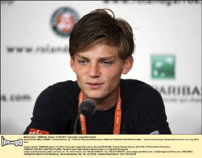 David Goffin (BEL) TENNIS : Roland Garros J5 - 31 05 12 Photonews Panoramic 