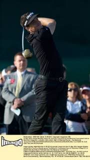 31 May 2012: Keegan Bradley teeing off in the first round during the Memorial Tournament held at Muirfield Village G.C. in Dublin, Ohio. GOLF: MAY 31 PGA Golf Herren - The Memorial Tournament Icon12060118 EDITORIAL USE ONLY