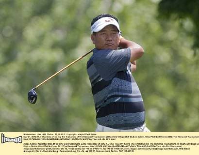 May 31, 2012: K.J. Choi tees off during the first round of The Memorial Tournament at Muirfield Village Golf Club in Dublin, Ohio PGA Golf Herren 2012: The Memorial Tournament MAY 31 - ZUMAct5