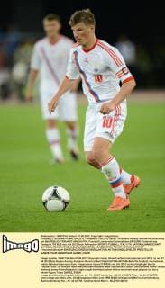 FUSSBALL INTERNATIONAL EM 2012 Testspiel 01.06.2012 Italien - Russland Andrey ARSHAVIN (Russland) am Ball 