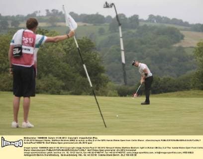 01.06.2012 Newport Wales. Matthew Baldwin (ENG) in action on Day 2 of the ISPS Handa Wales Open from Celtic Manor. xDavidxLloydx  ActionPlus11285310