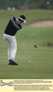 01.06.2012 Newport Wales. Lee Slattery (ENG) in action on Day 2 of the ISPS Handa Wales Open from Celtic Manor. xDavidxLloydx  ActionPlus11285320